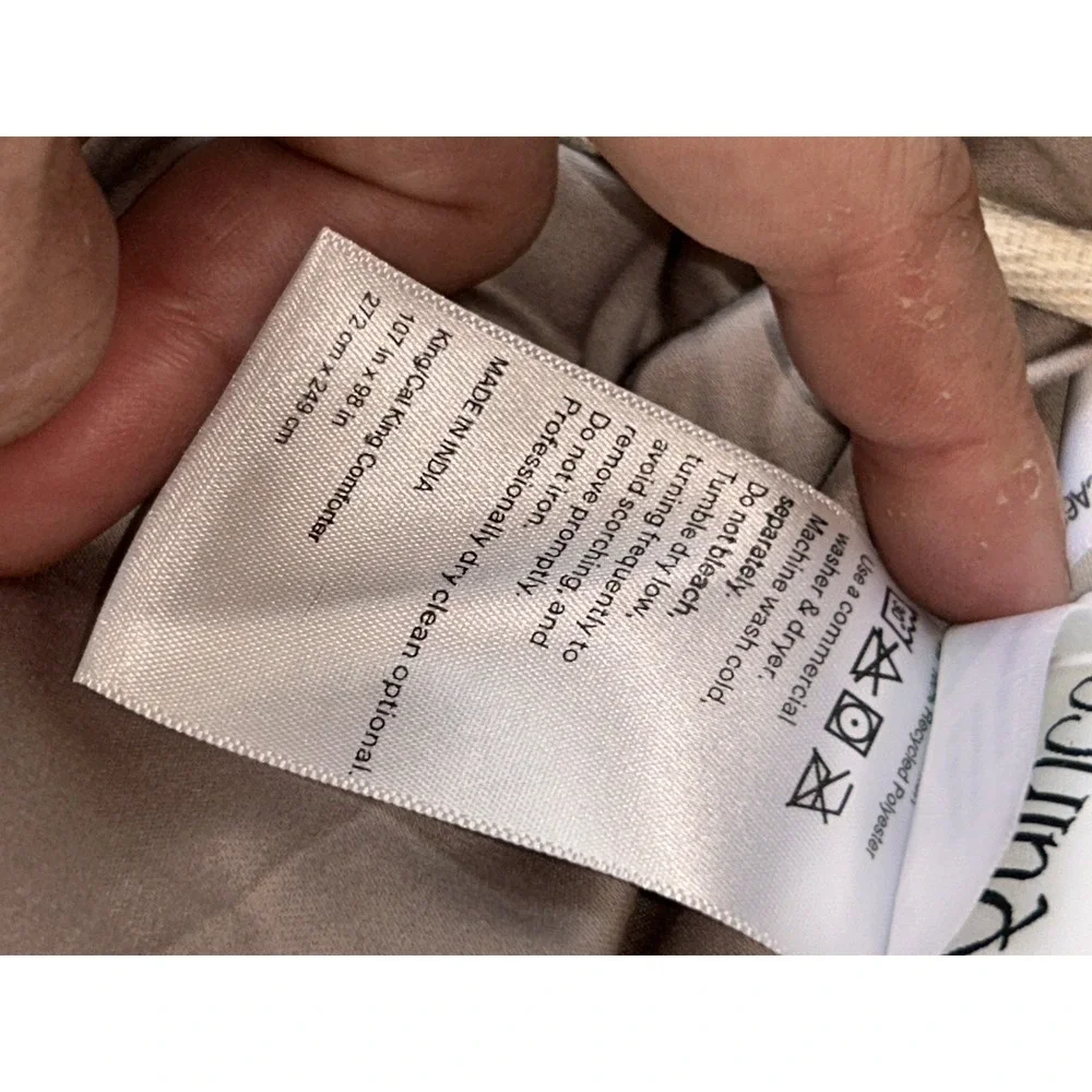 New Quince Organic Cotton Sateen King Comforter